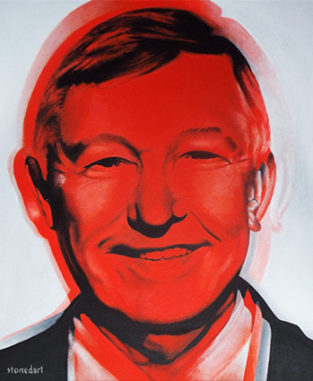 Alex Ferguson painting art