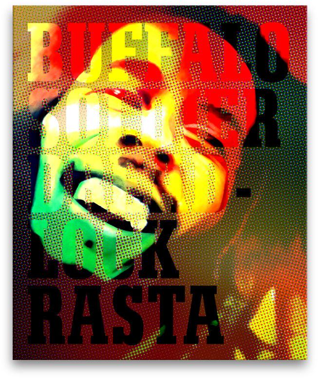Bob Marley stramashed digital artwork