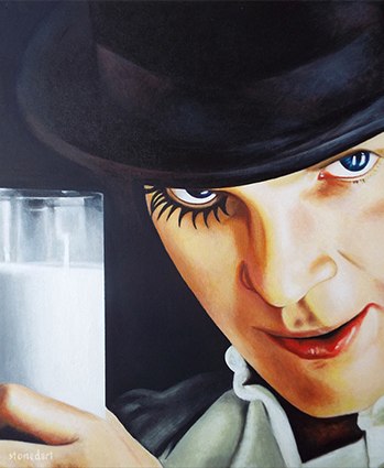 Clockwork Orange painting art