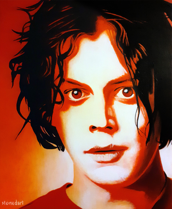 Jack White painting art