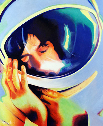 Jason Pierce Spaceman painting art