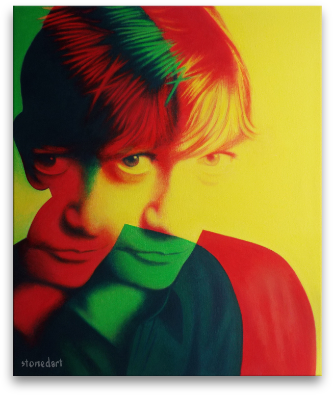 Mark E Smith original painting art