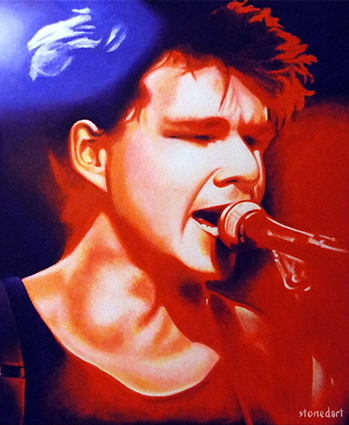 Stuart Adamson painting art